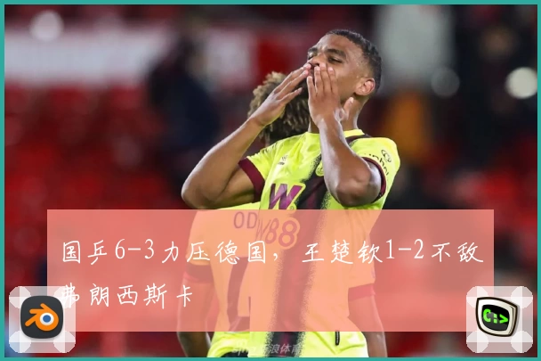 国乒6-3力压德国，王楚钦1-2不敌弗朗西斯卡